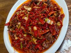 -歹歹的加个面过油肉拌面