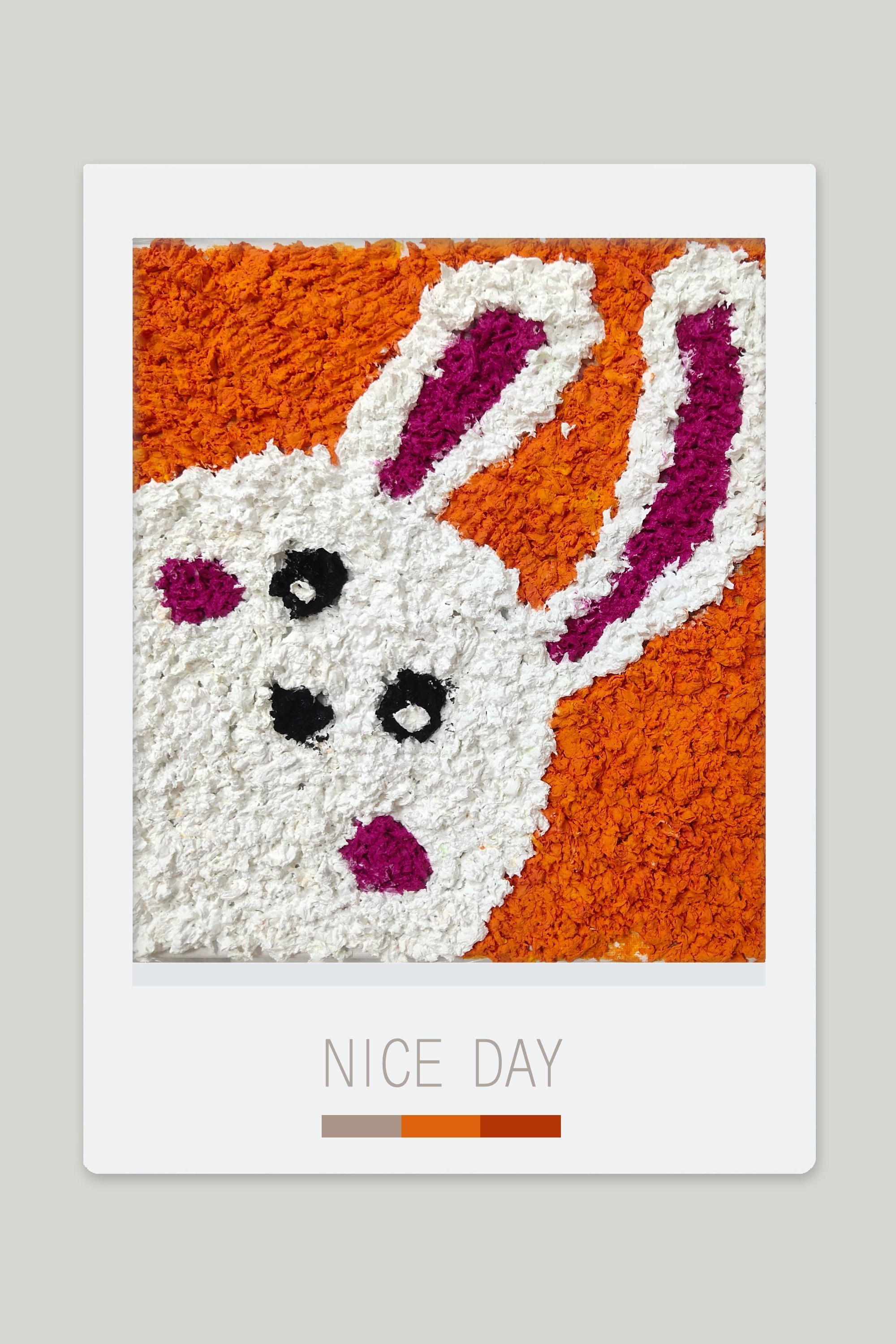 画画创意画美术纸浆画非遗