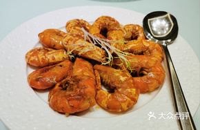 Head Soy Sauce Baked Sea Shrimp
