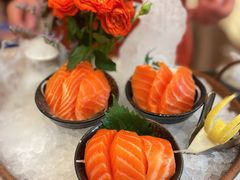 三文鱼刺身-万龙洲海鲜(广渠门店)