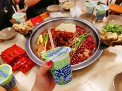 纯牛油锅底-黄潇洒老火锅(九眼桥宏济巷店)