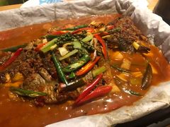 激情椒麻味-鱼颜诱纸纸上烤鱼·蛙(龙湖天街店)