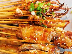 烤鱿鱼须-二旗里烧烤·烤羊排(龙域店)