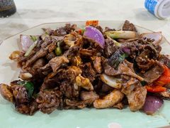 葱姜炒猪杂-标记美食新鲜猪杂(兴南大道店)