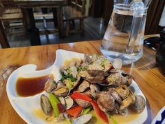 辣炒花蛤-食鸡公社辣子鸡·潍坊菜·烧烤