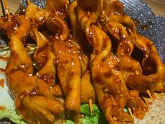 麻辣鱼饼串-冰川延边料理·炭烤串(原小木屋店)