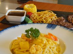 南瓜鲜虾意面-吉姆丽德乡村西餐厅(闵行交大店)