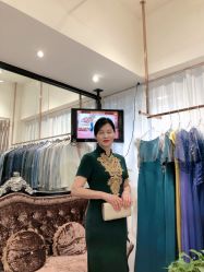 -伊莲妈妈装礼服旗袍高级定制