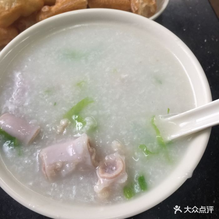 熊记鸡粥(同福中路店)粉肠粥图片 - 第1张