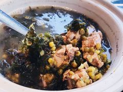 青花瓷绿豆紫菜排骨汤-盐帮食坊•小河帮川菜(四川师大店)