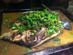 -探鱼·鲜青椒爽麻烤鱼(苏宁广场店)