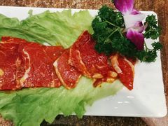 烤澳洲谷饲雪花上脑肉-妙香居韩国烤肉(鹏瑞利季华广场店)