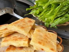 家常饼-姥家大锅台水库渔家