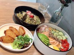 自家制罗勒酱蘑菇意粉-Maxpoint Kitchen 西餐咖啡(乐峰广场店)