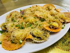 蒜蓉粉丝蒸扇贝-明记海鲜大排档(巽寮湾店)