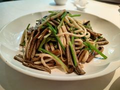 茭白炒现划鳝丝-玫瑰厅上海菜(兴国路店)