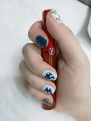 -手牵手美甲