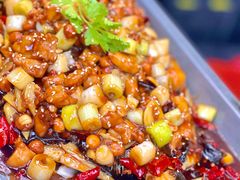 宫保鸡丁烤鱼（清江鱼/斤）-锦尚阁烤鱼•天津菜(宣武门胡同店)