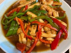 XO白玉菇虾仁-隐食餐厅(金水湾公馆店)