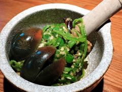 擂辣椒皮蛋拌茄子-炊烟小炒黄牛肉(东庆街店)