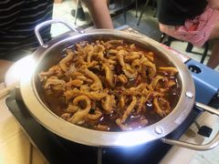 -老红桥炸灌肠牛肚锅烧烤(定福庄店)