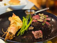 黑松露菲力牛排及香煎泰虾-安妮意大利餐厅(国贸店)