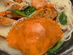 膏蟹汤面-十面欢腾·海鲜面·台式Bistro(长乐路店)