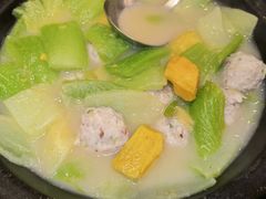 番薯大芥菜煮鱼滑-宝园酒家(美林M·LIVE天地东座店)
