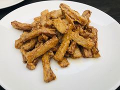 盐蛋黄茄子-几个木匠匠人厨房