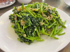 茼蒿炒海蜇-林之六八·6886大连老菜馆