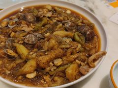 茄子炖蚬子-日丰园海肠水饺·老字号大连海鲜(和平广场店)