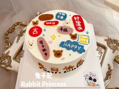 ins手绘蛋糕-兔子妃私人定制蛋糕(城南花苑南区店)