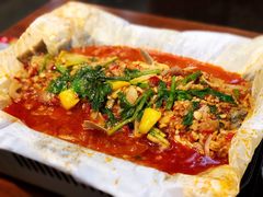 新品纸包鱼-庆峰龙虾烧烤(合肥一店)