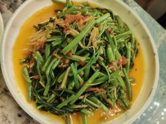 酸笋炒空心菜-浩海火燒雲傣家菜(静安芮欧店)