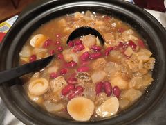 鲍汁红腰豆烩黄参-山水茶艺馆·点心粤菜·30年老字号
