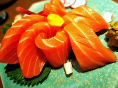 三文鱼刺身-水之惠鲜鱼料理(王府大街店)