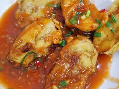 鱼香茄饼-老字号怡玺·藿香雅鱼(20年雅安店)