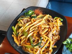 牛肉炒乌冬面-玖·炭火烤肉