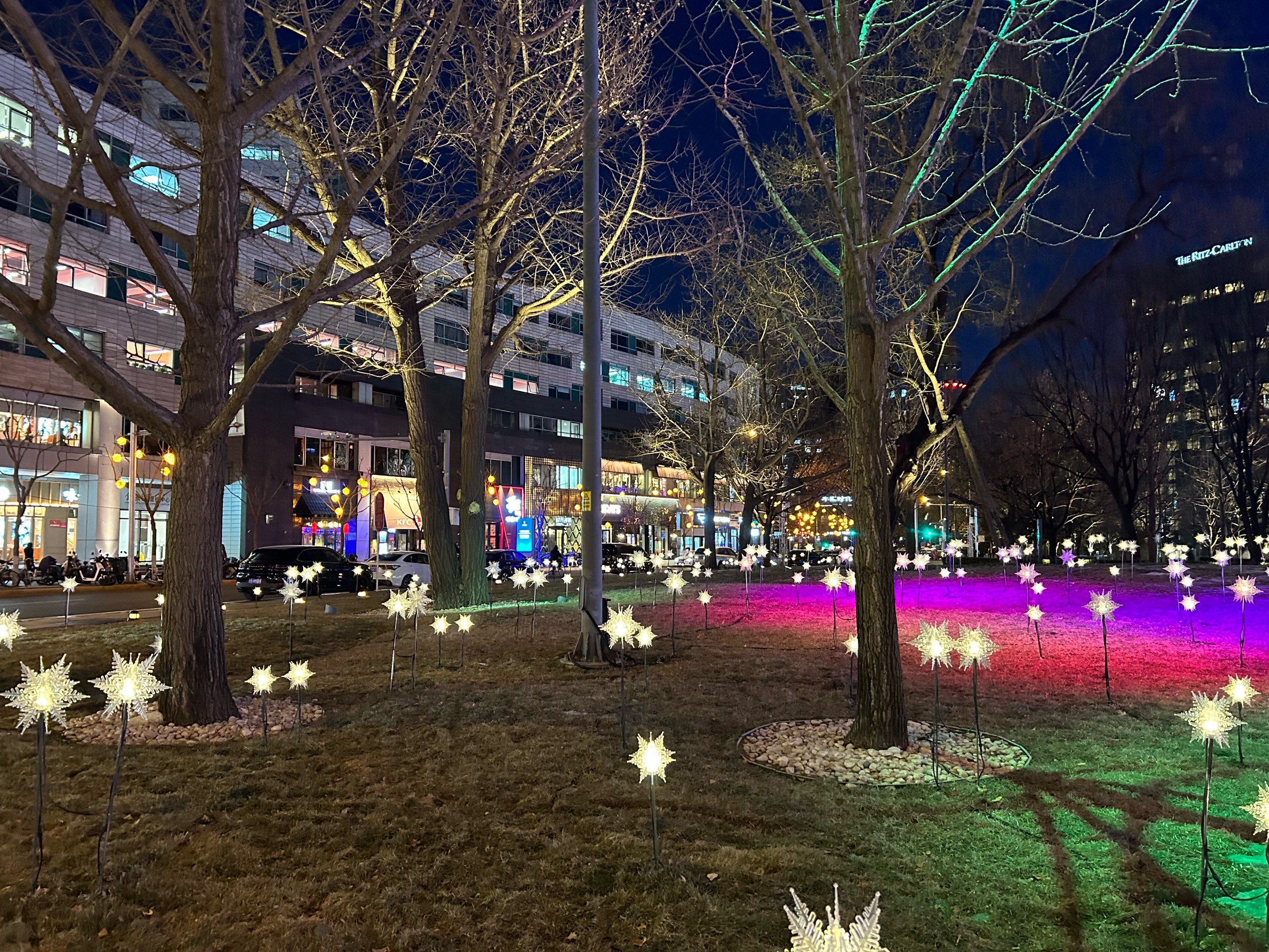 深圳金融街夜景图片