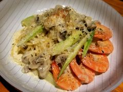 芝士蘑菇鲜虾意大利面-BE BRIGHT KITCHEN(正佳广场店)