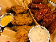 炸鸡翅一半一半-富乐满韩国正宗炸鸡韩国料理(虹泉路店)