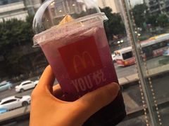 蓝莓风味泡泡饮-麦当劳(百利广场店)