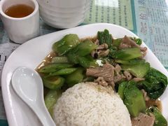 凉瓜肉片饭-烧鹅濑(西华路店)