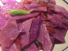 炒板薯-醋果子炒大肠·老赣南客家菜(渔湾里店)
