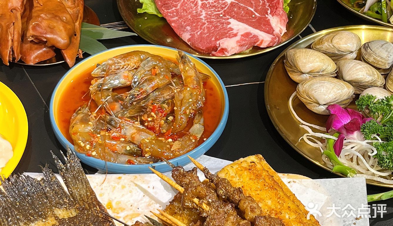在富阳终于吃到好吃的东北特色烤肉了！
