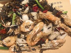 梅干菜葱爆虾-沈家花园如皋菜(海阳路店)