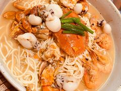 膏蟹拌面-十面欢腾·海鲜面·台式Bistro(长乐路店)