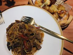经典黑椒牛柳意面-POKEE VIA&Brunch·维娅(重庆来福士店)