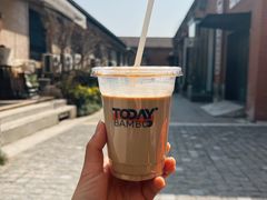 一脸桃花的甜酒拿铁-Bamboo Today Cafe(国创园店)