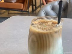 绿豆拿铁-25#COFFEE(古地石店)